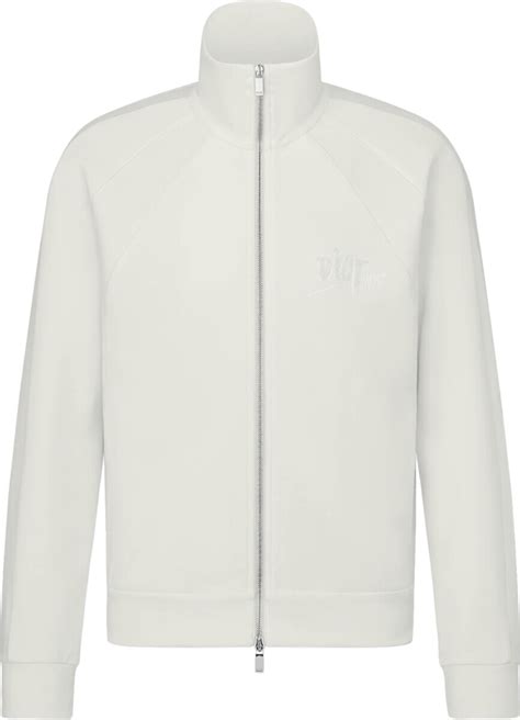 jacket dior x shawn|DIOR AND SHAWN Jacket White Technical Jersey.